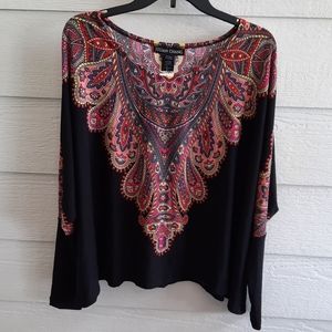 Julian Chang o/s multi color top